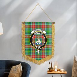 ScotsTee Shop Scottish Muirhead Clan Crest Tartan Gonfalon Scottish Wall Hanging Banner