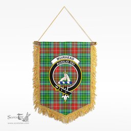 ScotsTee Shop Scottish Muirhead Clan Crest Tartan Gonfalon Scottish Wall Hanging Banner