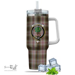 ScotsTee Shop Scottish Anderson Dress Clan Crest Tartan Tumbler with Handle 40oz Insulated Tumbler