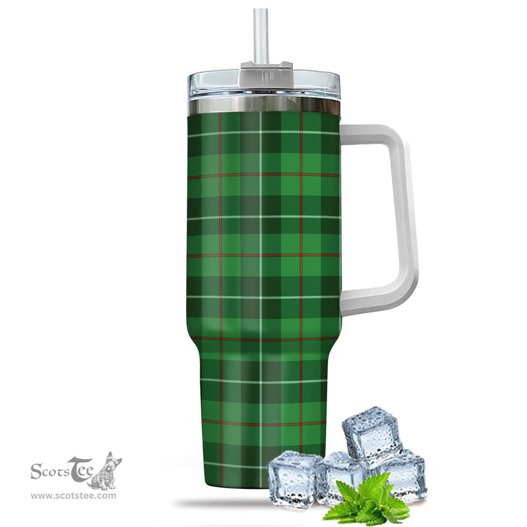 ScotsTee Shop Scottish Boyle Clan Tartan Tumbler with Handle 40oz Insulated Tumbler