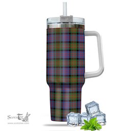 ScotsTee Shop Scottish Carnegie Ancient Clan Tartan Tumbler with Handle 40oz Insulated Tumbler