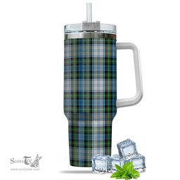 ScotsTee Shop Scottish Campbell Dress Clan Tartan Tumbler with Handle 40oz Insulated Tumbler