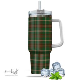 ScotsTee Shop Scottish Copeland Clan Tartan Tumbler with Handle 40oz Insulated Tumbler