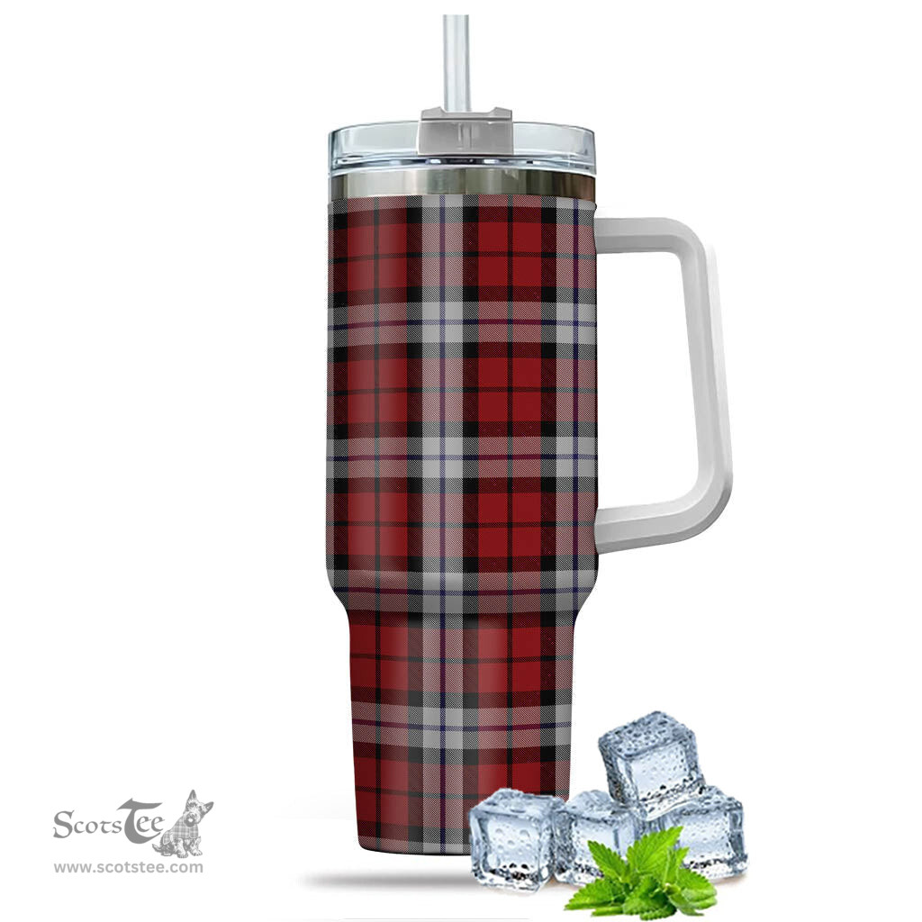 ScotsTee Shop Scottish Brodie Dress Clan Tartan Tumbler with Handle 40oz Insulated Tumbler