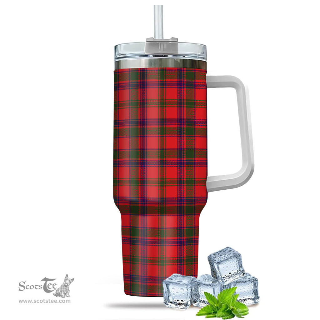 ScotsTee Shop Scottish MacColl Modern Clan Tartan Tumbler with Handle 40oz Insulated Tumbler