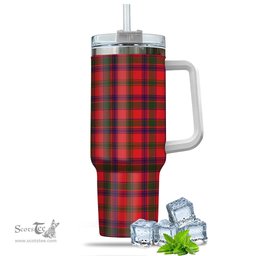 ScotsTee Shop Scottish MacColl Modern Clan Tartan Tumbler with Handle 40oz Insulated Tumbler