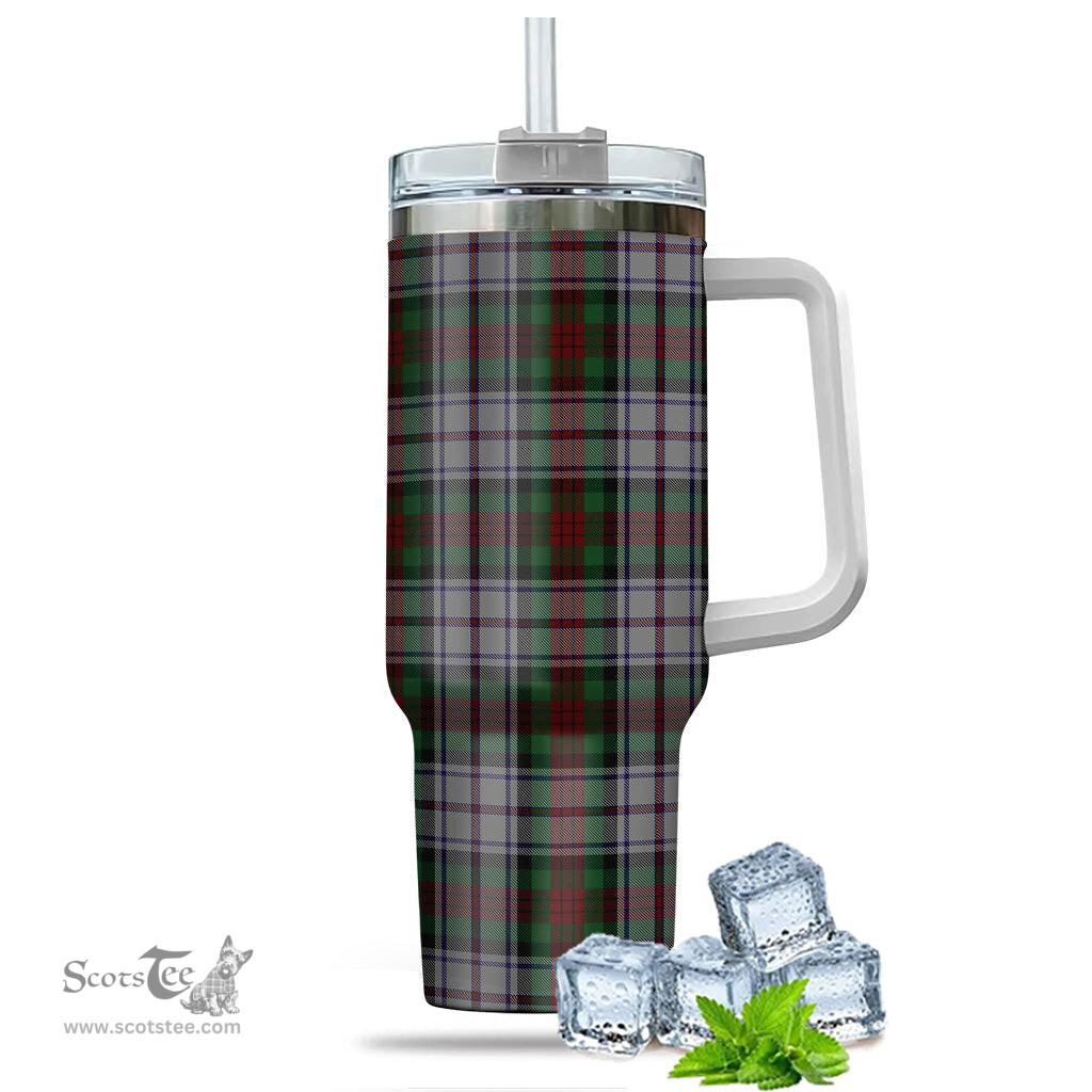 ScotsTee Shop Scottish MacDuff Dress Clan Tartan Tumbler with Handle 40oz Insulated Tumbler