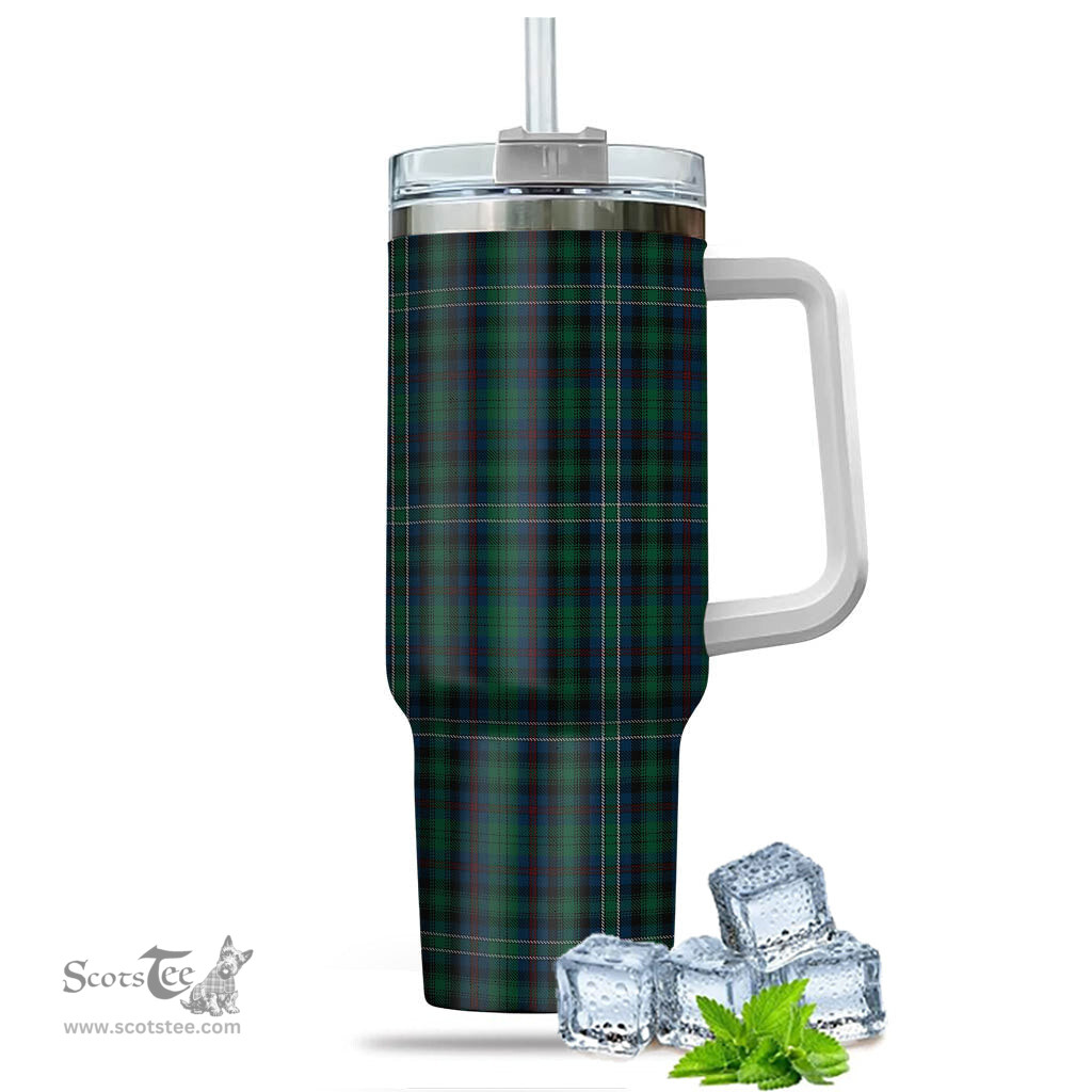 ScotsTee Shop Scottish Killen Clan Tartan Tumbler with Handle 40oz Insulated Tumbler