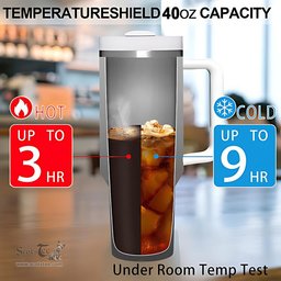 ScotsTee Shop Scottish Irvine Ancient Clan Crest Tartan Tumbler with Handle 40oz Insulated Tumbler