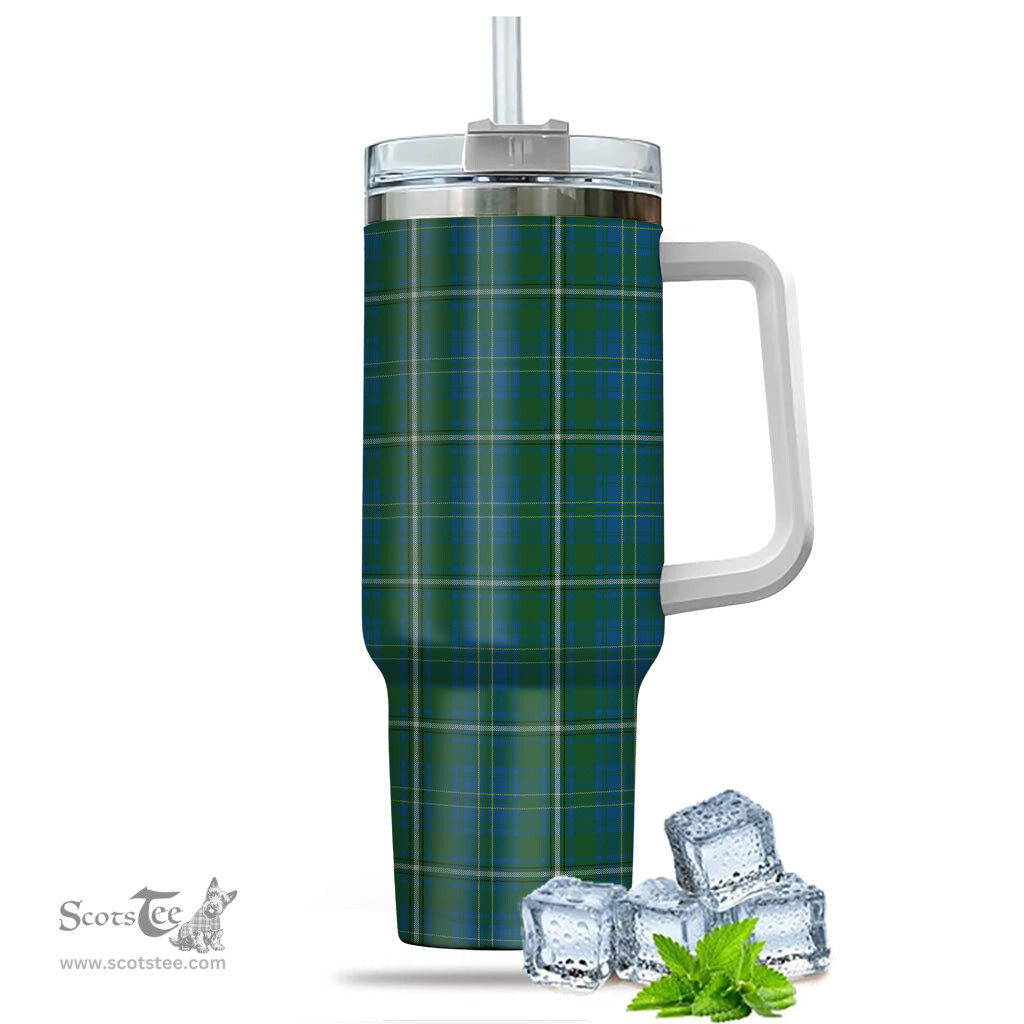 ScotsTee Shop Scottish Hay Hunting Clan Tartan Tumbler with Handle 40oz Insulated Tumbler