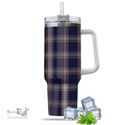 ScotsTee Shop Scottish Nunavut Territory Canada Clan Tartan Tumbler with Handle 40oz Insulated Tumbler