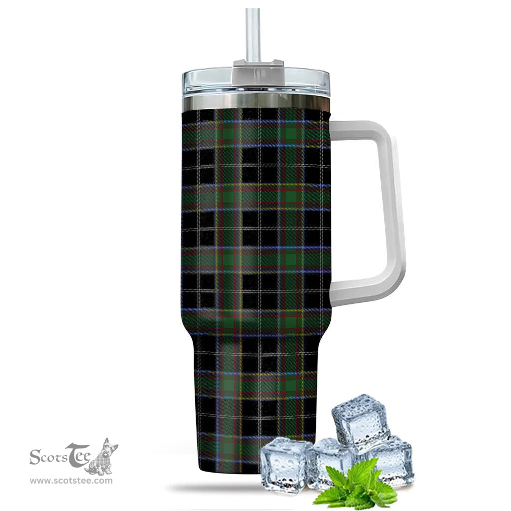 ScotsTee Shop Scottish Webster Clan Tartan Tumbler with Handle 40oz Insulated Tumbler