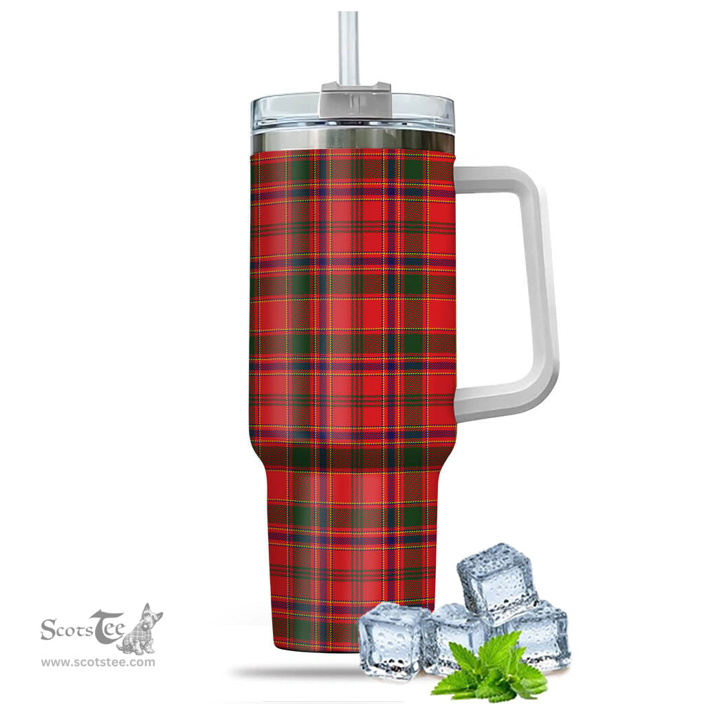 ScotsTee Shop Scottish Munro Modern Clan Tartan Tumbler with Handle 40oz Insulated Tumbler