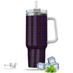 ScotsTee Shop Scottish Phillips Clan Tartan Tumbler with Handle 40oz Insulated Tumbler