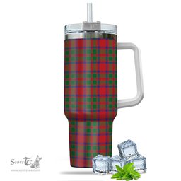 ScotsTee Shop Scottish MacIntosh Modern Clan Tartan Tumbler with Handle 40oz Insulated Tumbler