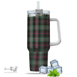 ScotsTee Shop Scottish Rollo Hunting Clan Tartan Tumbler with Handle 40oz Insulated Tumbler