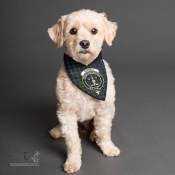 Scottish Russell Modern Clan Crest Tartan Pets Scarf Pet Dog Bandana