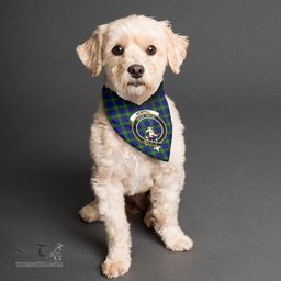 Scottish Sempill Modern Clan Crest Tartan Pets Scarf Pet Dog Bandana