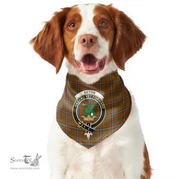 Scottish Seton Hunting Modern Clan Crest Tartan Pets Scarf Pet Dog Bandana