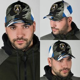 Scottish Garden (of Gardyne) Crest Scotland Flag Classic Cap