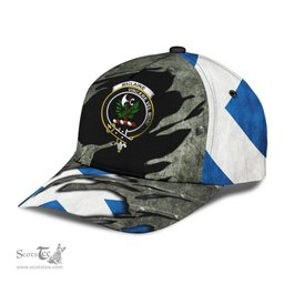 Scottish MacLaine of Loch Buie Crest Scotland Flag Classic Cap