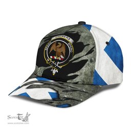 Scottish Stewart Stuart Of Bute Crest Scotland Flag Classic Cap