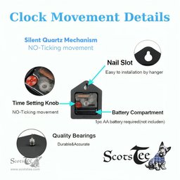 ScotsTee Shop Scottish Cumming Hunting Weathered Clan Tartan Wooden Wall Clock