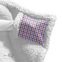 ScotsTee Shop Scottish Boswell Modern Clan Tartan Sherpa Hooded Blanket Wearable Cuddle Throw Warm Cozy