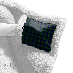 ScotsTee Shop Scottish Campbell Modern Clan Tartan Sherpa Hooded Blanket Wearable Cuddle Throw Warm Cozy