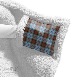 ScotsTee Shop Scottish Anderson Ancient Clan Crest Tartan Sherpa Hooded Blanket Wearable Cuddle Throw Warm Cozy