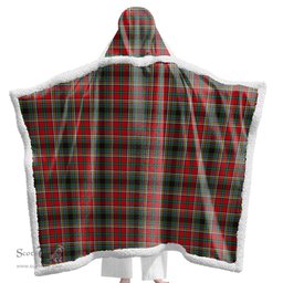 ScotsTee Shop Scottish Anderson of Arbrake Clan Tartan Sherpa Hooded Blanket Wearable Cuddle Throw Warm Cozy