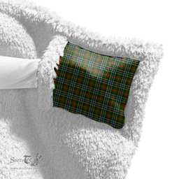 ScotsTee Shop Scottish Bisset Clan Crest Tartan Sherpa Hooded Blanket Wearable Cuddle Throw Warm Cozy