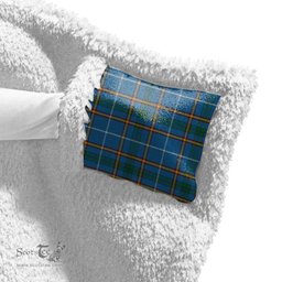 ScotsTee Shop Scottish Bain Clan Crest Tartan Sherpa Hooded Blanket Wearable Cuddle Throw Warm Cozy