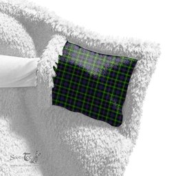 ScotsTee Shop Scottish Farquharson Modern Clan Tartan Sherpa Hooded Blanket Wearable Cuddle Throw Warm Cozy