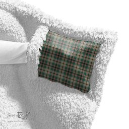 ScotsTee Shop Scottish Craig Ancient Clan Crest Tartan Sherpa Hooded Blanket Wearable Cuddle Throw Warm Cozy
