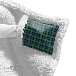 ScotsTee Shop Scottish Gordon Old Ancient Clan Tartan Sherpa Hooded Blanket Wearable Cuddle Throw Warm Cozy
