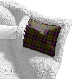 ScotsTee Shop Scottish Cochrane Modern Clan Tartan Sherpa Hooded Blanket Wearable Cuddle Throw Warm Cozy