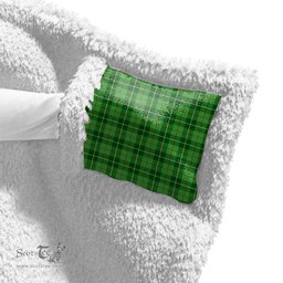 ScotsTee Shop Scottish Galloway District Clan Tartan Sherpa Hooded Blanket Wearable Cuddle Throw Warm Cozy
