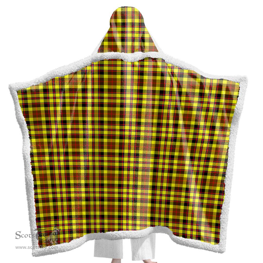 ScotsTee Shop Scottish Jardine Clan Tartan Sherpa Hooded Blanket Wearable Cuddle Throw Warm Cozy