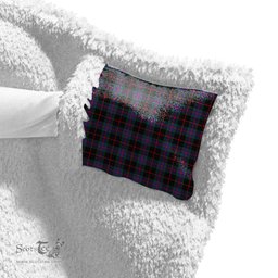 ScotsTee Shop Scottish Nairn Clan Crest Tartan Sherpa Hooded Blanket Wearable Cuddle Throw Warm Cozy