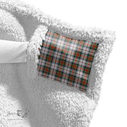 ScotsTee Shop Scottish MacDuff Dress Ancient Clan Tartan Sherpa Hooded Blanket Wearable Cuddle Throw Warm Cozy
