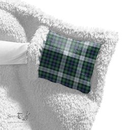 ScotsTee Shop Scottish MacKenzie Dress Ancient Clan Tartan Sherpa Hooded Blanket Wearable Cuddle Throw Warm Cozy