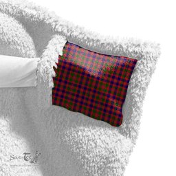 ScotsTee Shop Scottish MacIntyre Modern Clan Crest Tartan Sherpa Hooded Blanket Wearable Cuddle Throw Warm Cozy