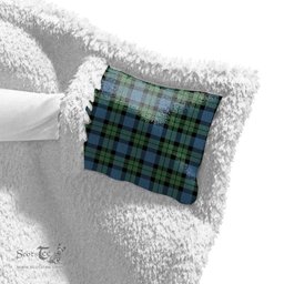 ScotsTee Shop Scottish MacKay Ancient Clan Tartan Sherpa Hooded Blanket Wearable Cuddle Throw Warm Cozy