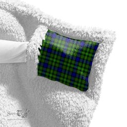 ScotsTee Shop Scottish Rollo Modern Clan Tartan Sherpa Hooded Blanket Wearable Cuddle Throw Warm Cozy