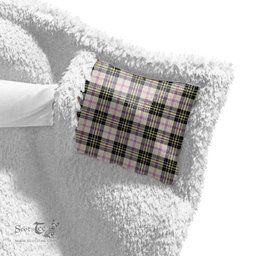 ScotsTee Shop Scottish MacPherson Dress Ancient Clan Crest Tartan Sherpa Hooded Blanket Wearable Cuddle Throw Warm Cozy