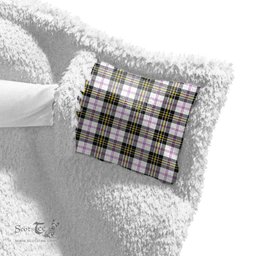 ScotsTee Shop Scottish MacPherson Dress Modern Clan Tartan Sherpa Hooded Blanket Wearable Cuddle Throw Warm Cozy