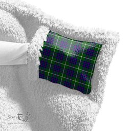 ScotsTee Shop Scottish MacIntyre Hunting Modern Clan Tartan Sherpa Hooded Blanket Wearable Cuddle Throw Warm Cozy