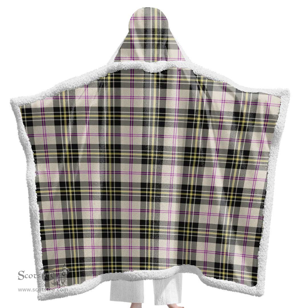 ScotsTee Shop Scottish MacPherson Dress Ancient Clan Tartan Sherpa Hooded Blanket Wearable Cuddle Throw Warm Cozy