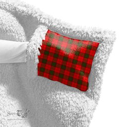 ScotsTee Shop Scottish Maxwell Modern Clan Tartan Sherpa Hooded Blanket Wearable Cuddle Throw Warm Cozy